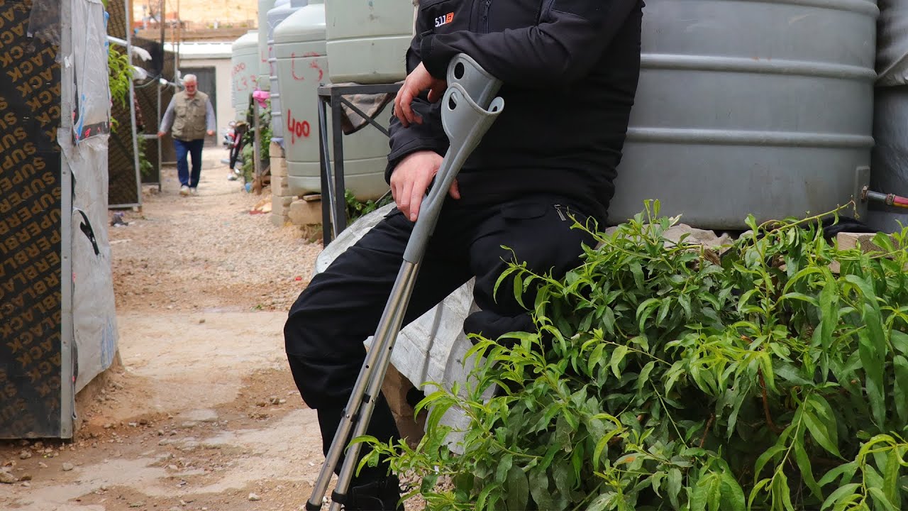 Suleiman Al-Jaour Who Was Injured in Syria